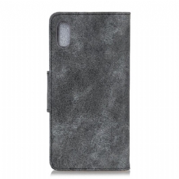 Nahkakuori Xiaomi Redmi 9A Murtumaton Puhelinkuoret Edouard Faux Leather Vintage