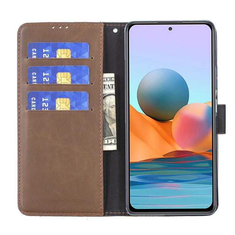 Kotelot Xiaomi Redmi Note 10 Pro Faux Leather Retro