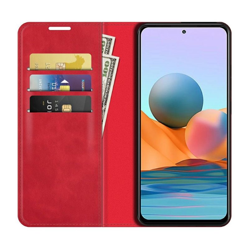 Kuoret Xiaomi Redmi Note 10 Pro Alkuperäinen Keinonahkainen Funktioteline