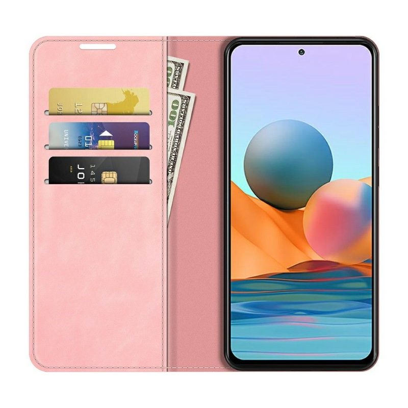 Kuoret Xiaomi Redmi Note 10 Pro Alkuperäinen Keinonahkainen Funktioteline