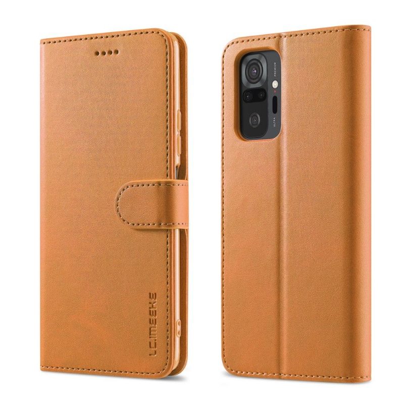 Kuoret Xiaomi Redmi Note 10 Pro Kotelot Flip Leather Effect Lc.imeeke