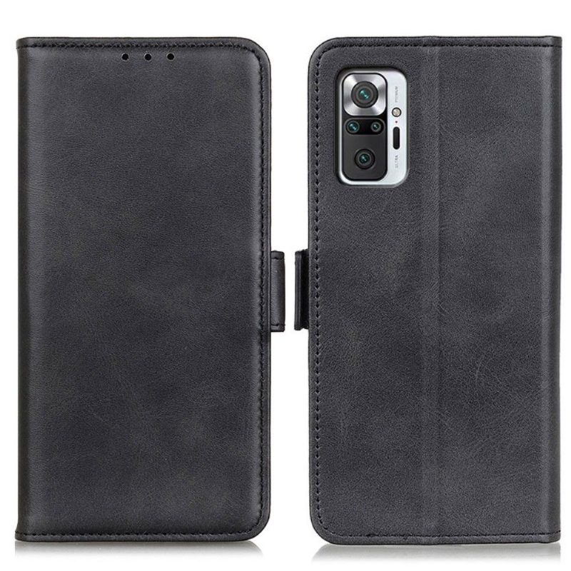 Kuoret Xiaomi Redmi Note 10 Pro Lompakkokotelo Matte Leather Effect -pinnoite