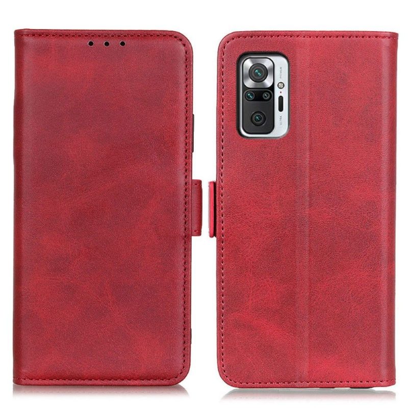 Kuoret Xiaomi Redmi Note 10 Pro Lompakkokotelo Matte Leather Effect -pinnoite