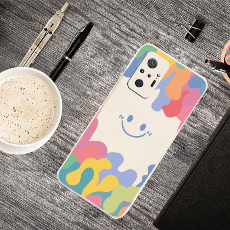 Kuori Xiaomi Redmi Note 10 Pro Hemming Silicone Smiling Splash