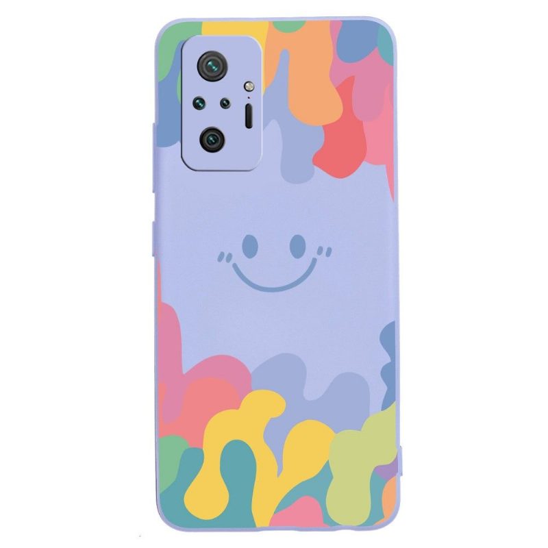 Kuori Xiaomi Redmi Note 10 Pro Hemming Silicone Smiling Splash