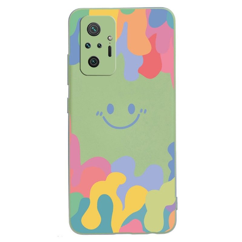 Kuori Xiaomi Redmi Note 10 Pro Hemming Silicone Smiling Splash