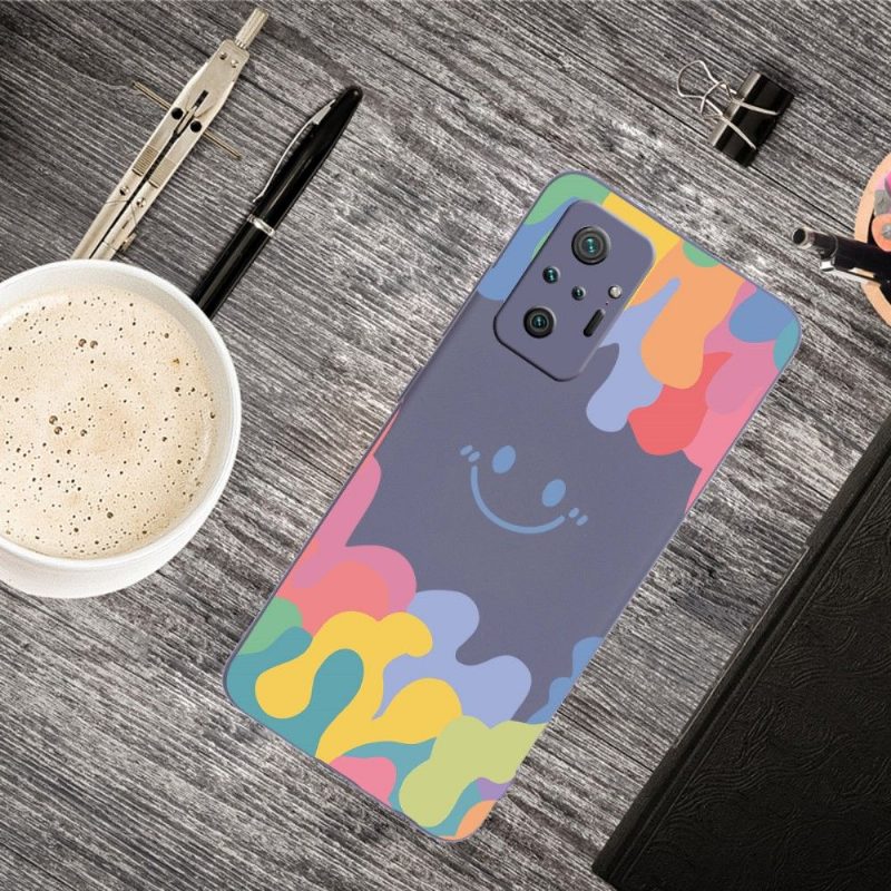 Kuori Xiaomi Redmi Note 10 Pro Hemming Silicone Smiling Splash