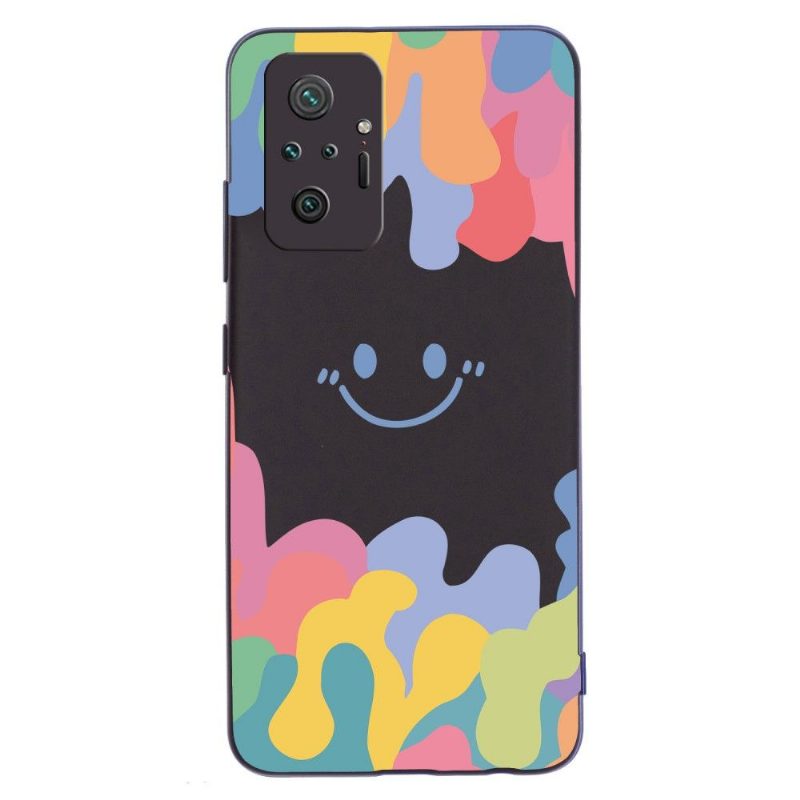 Kuori Xiaomi Redmi Note 10 Pro Hemming Silicone Smiling Splash