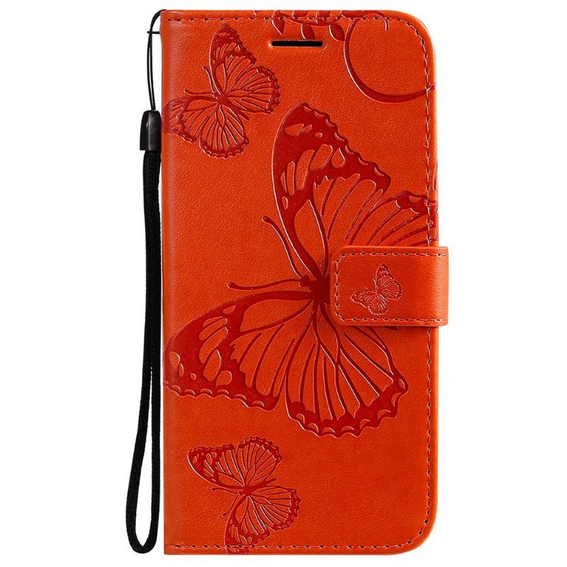 Nahkakotelo Xiaomi Redmi Note 10 Pro Butterflies -toimintotuki