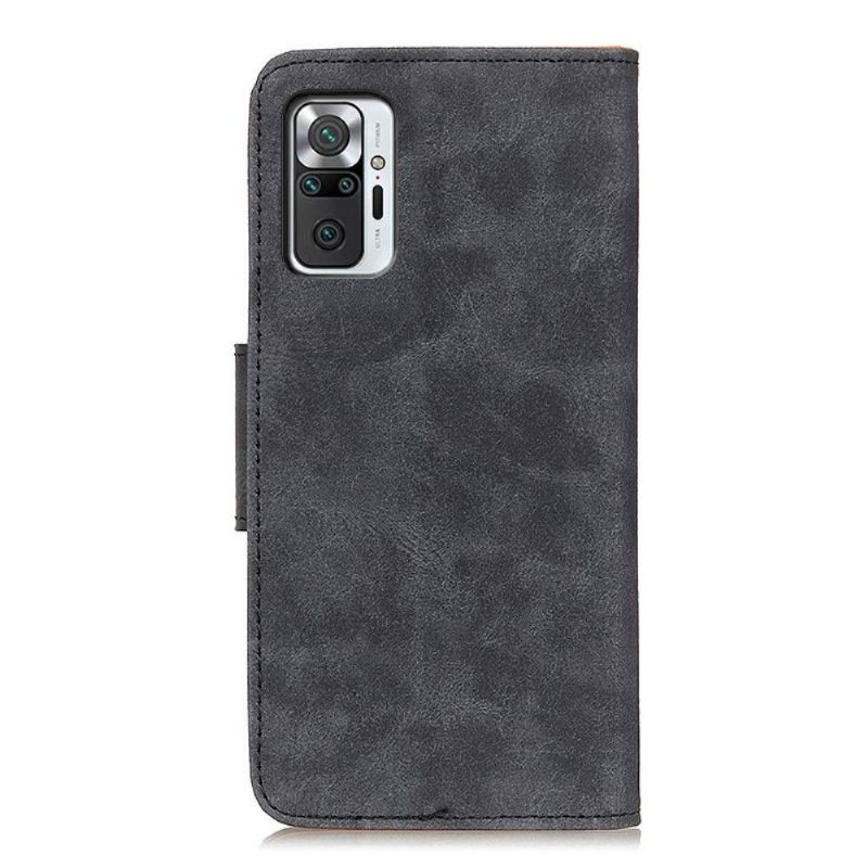 Nahkakuori Xiaomi Redmi Note 10 Pro Hemming Edouard Vintage-keinonahkaa