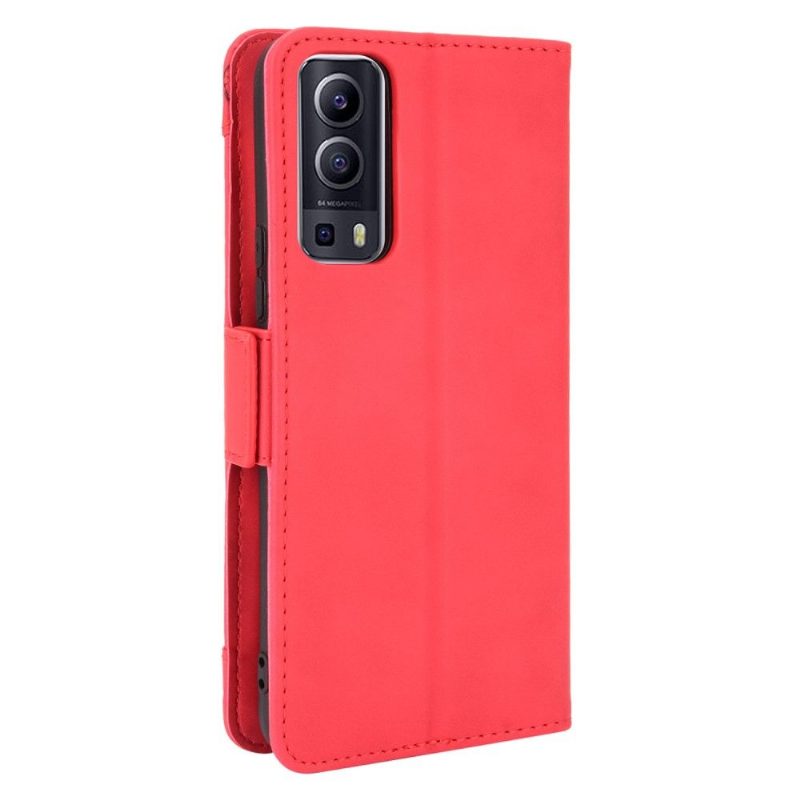 Flip Case Vivo Y72 5G Hemming Premium Korttikotelolla