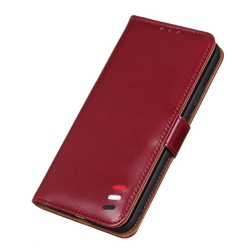 Flip Case Xiaomi Redmi Note 10 5G / Poco M3 Pro Hemming Melody Leather Effect -tukitoiminto