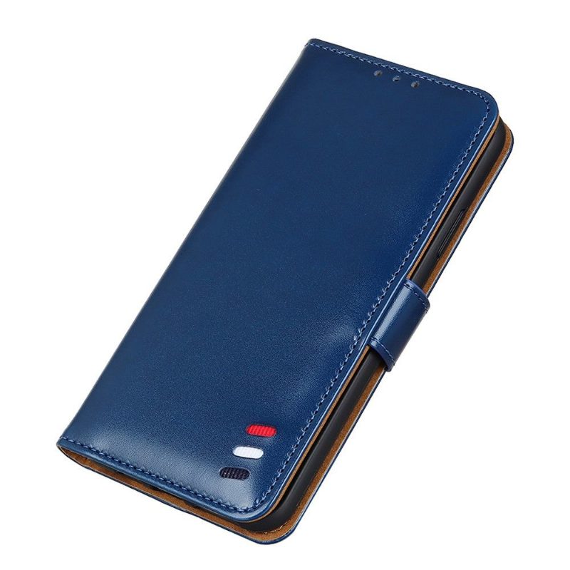 Flip Case Xiaomi Redmi Note 10 5G / Poco M3 Pro Hemming Melody Leather Effect -tukitoiminto