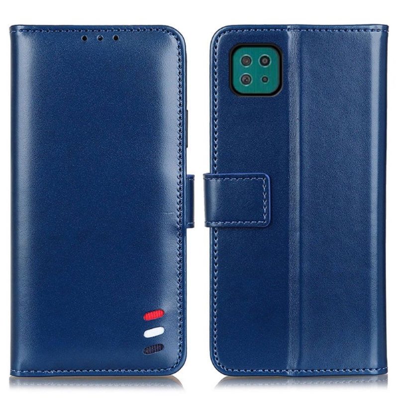 Flip Case Xiaomi Redmi Note 10 5G / Poco M3 Pro Hemming Melody Leather Effect -tukitoiminto