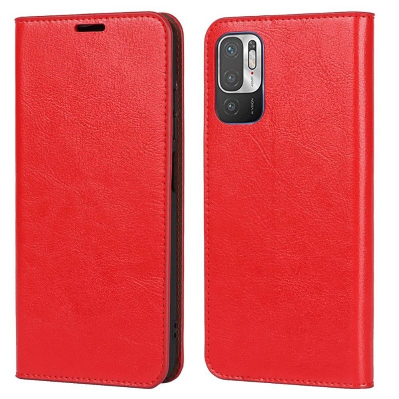 Flip Case Xiaomi Redmi Note 10 5G / Poco M3 Pro Hemming Nahkainen Korttipidikkeen Toimintoteline