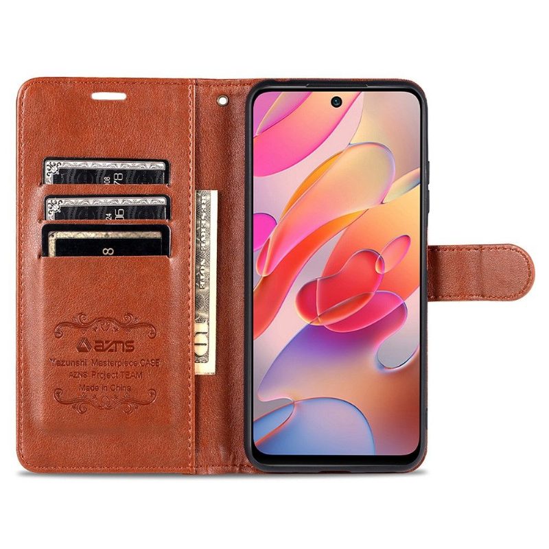 Kotelot Xiaomi Redmi Note 10 5G / Poco M3 Pro Azns Keinonahka