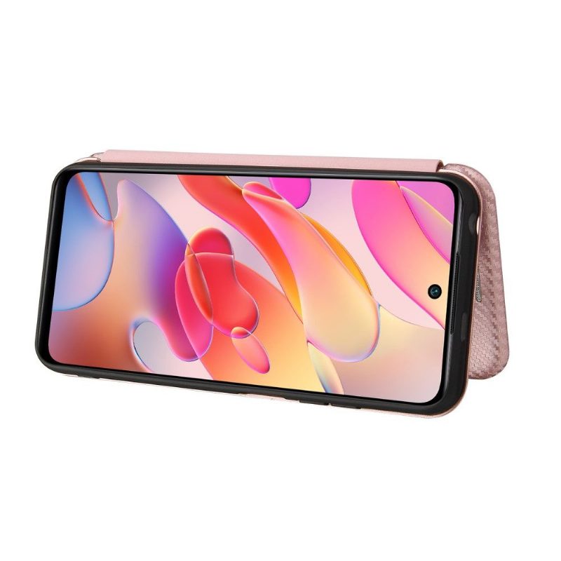 Kotelot Xiaomi Redmi Note 10 5G / Poco M3 Pro Carbon Fiber Leatherette