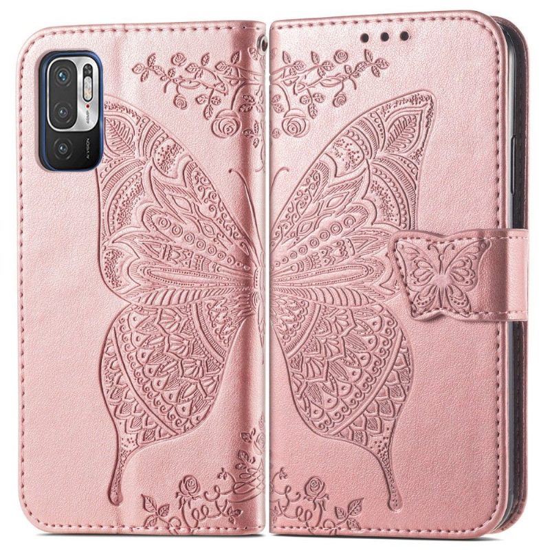 Kotelot Xiaomi Redmi Note 10 5G / Poco M3 Pro Suojakuori Butterfly Relief