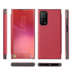 Puhelinkuoret Xiaomi Redmi Note 10 5G / Poco M3 Pro Kotelot Flip Hiilikuitu