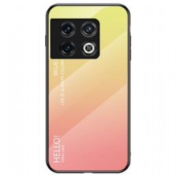 Case OnePlus 10 Pro 5G Karkaistu Lasi Hello