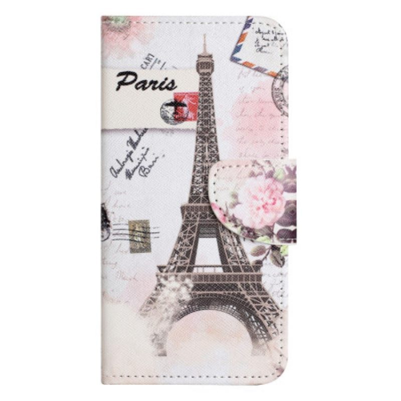 Flip Case Poco X5 5G Eiffel Torni