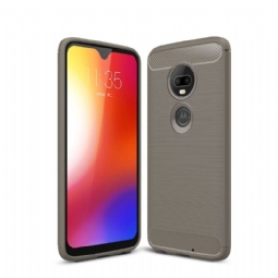 Kuori Motorola Moto G7 Hiiliharjattu Geeli