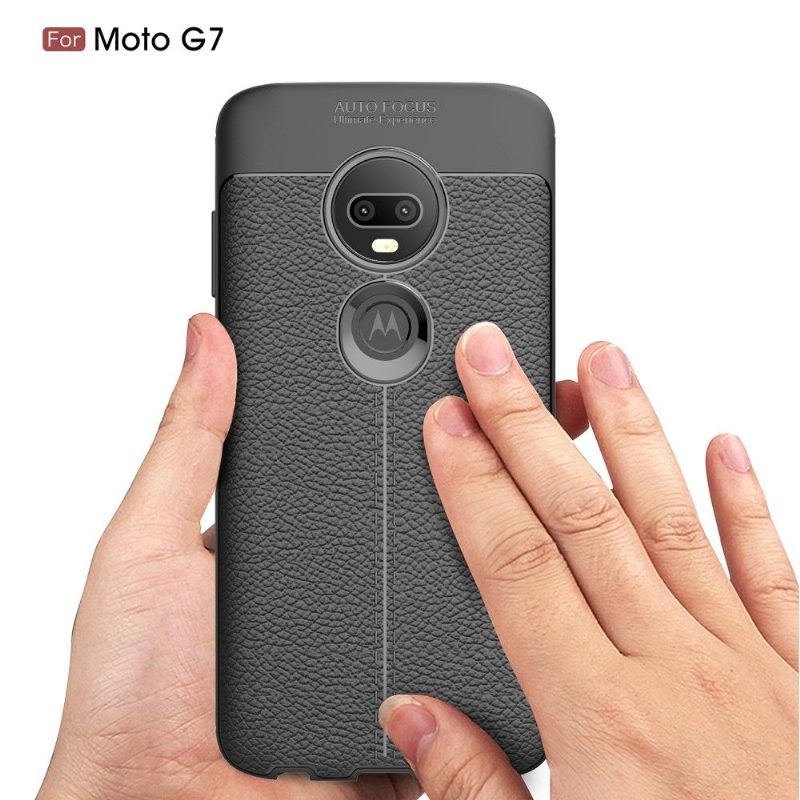 Kuori Motorola Moto G7 Keinonahan Viimeistelygeeli