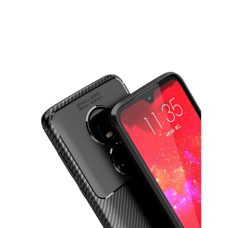 Kuori Motorola Moto G7 Suojakuori Gel Karbon