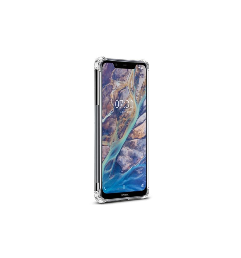 Kuori Nokia 8.1 Alkuperäinen Transparent Class Protect