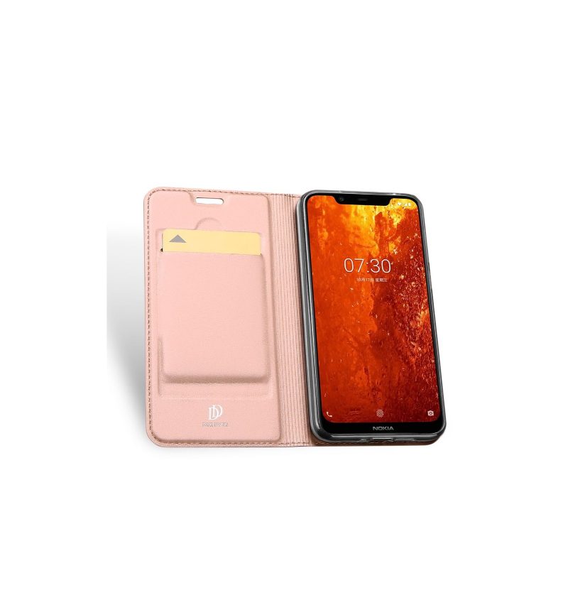 Nahkakotelo Nokia 8.1 Murtumaton Puhelinkuoret Business Keinonahka