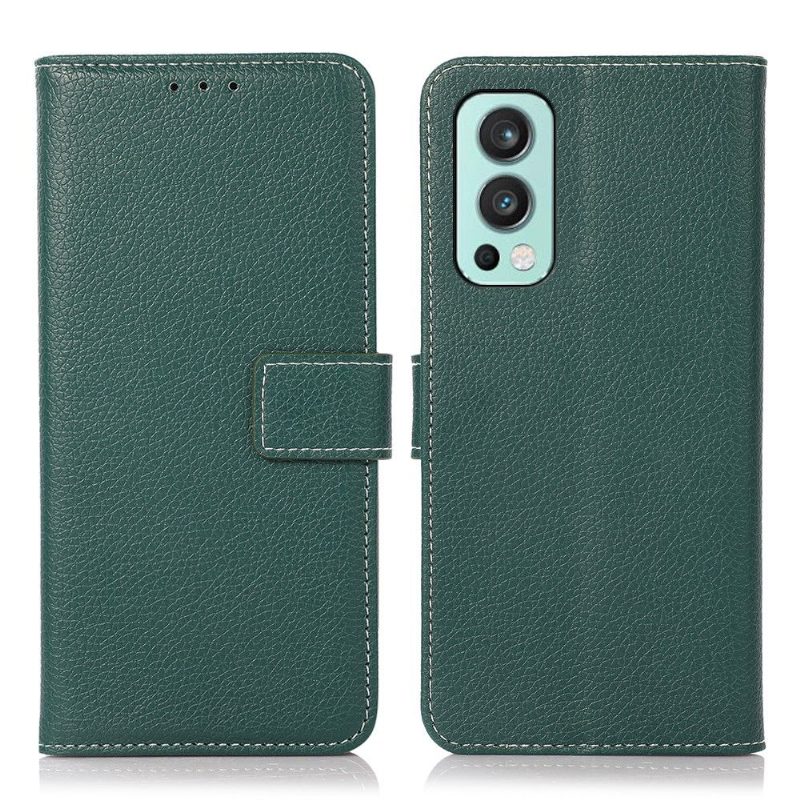 Kotelot OnePlus Nord 2 5G Alkuperäinen Claudia Grained Faux Leather