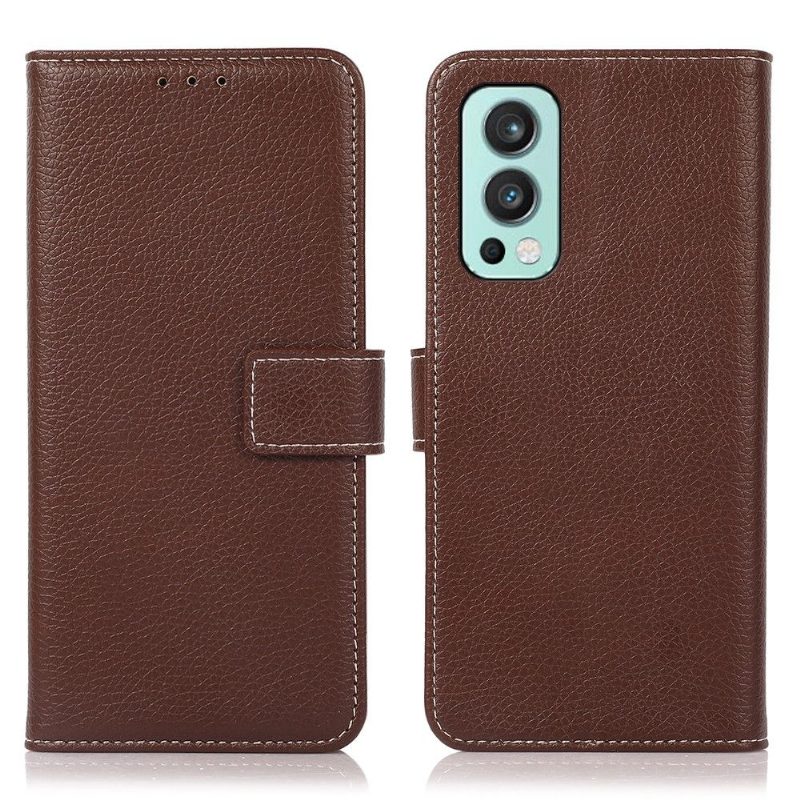 Kotelot OnePlus Nord 2 5G Alkuperäinen Claudia Grained Faux Leather