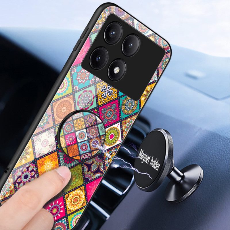 Kuori Poco X6 Pro 5g Patchwork-tuki Ja -hihna