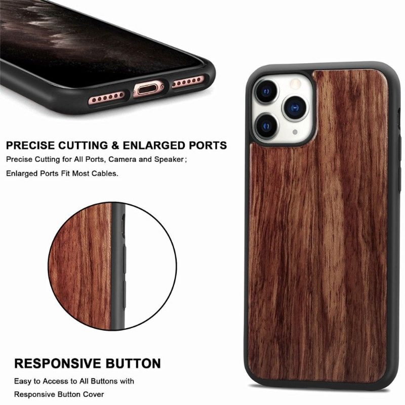 Kuori iPhone 11 Pro Premium Wood