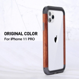 Kuori iPhone 11 Pro Puu Ja Metalli