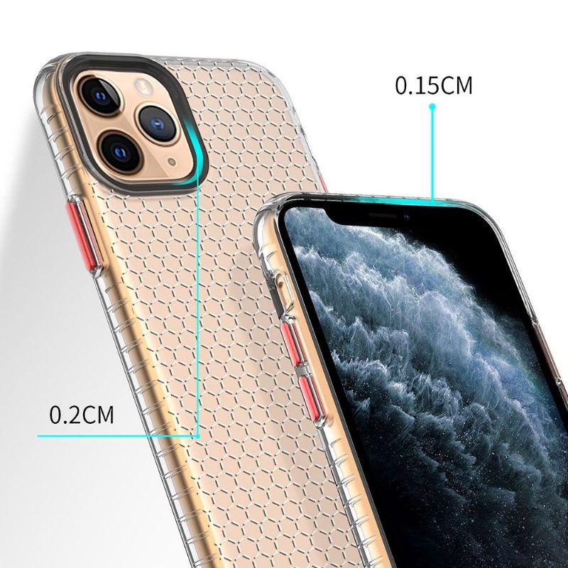 Kuori iPhone 11 Pro Suojakuori Silicone Honeycomb