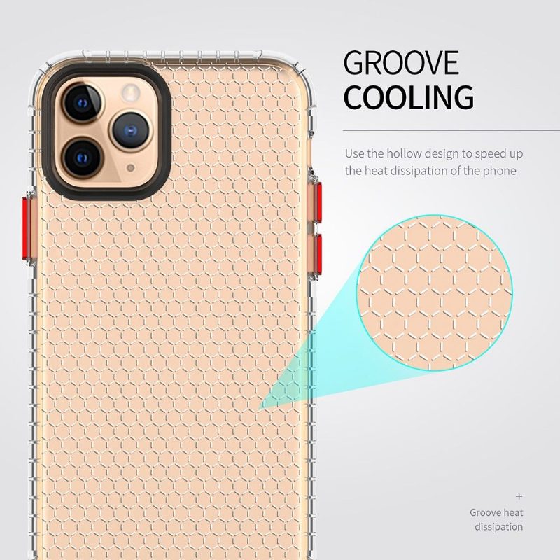 Kuori iPhone 11 Pro Suojakuori Silicone Honeycomb