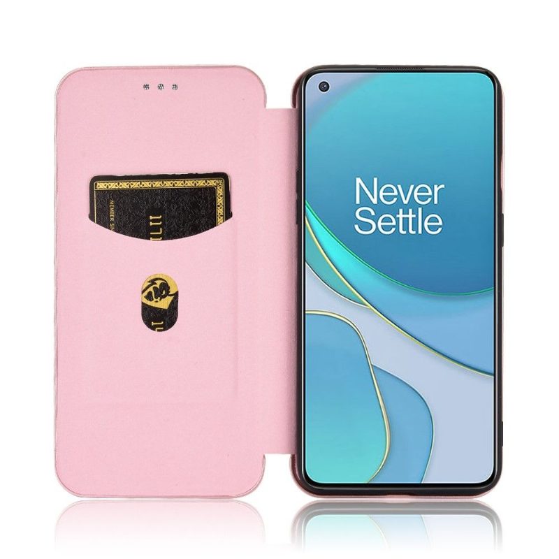 Kotelot OnePlus 8T Hiilikuitutyylinen Keinonahka