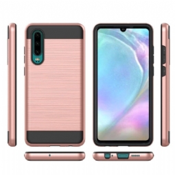 Kuori Huawei P30 Harjattu Metalliefekti - Ruusukulta