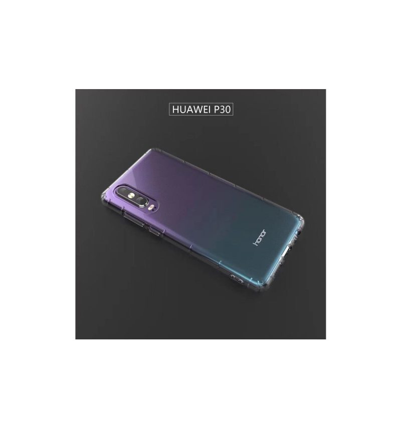 Kuori Huawei P30 Läpinäkyvä Silikonigeeli