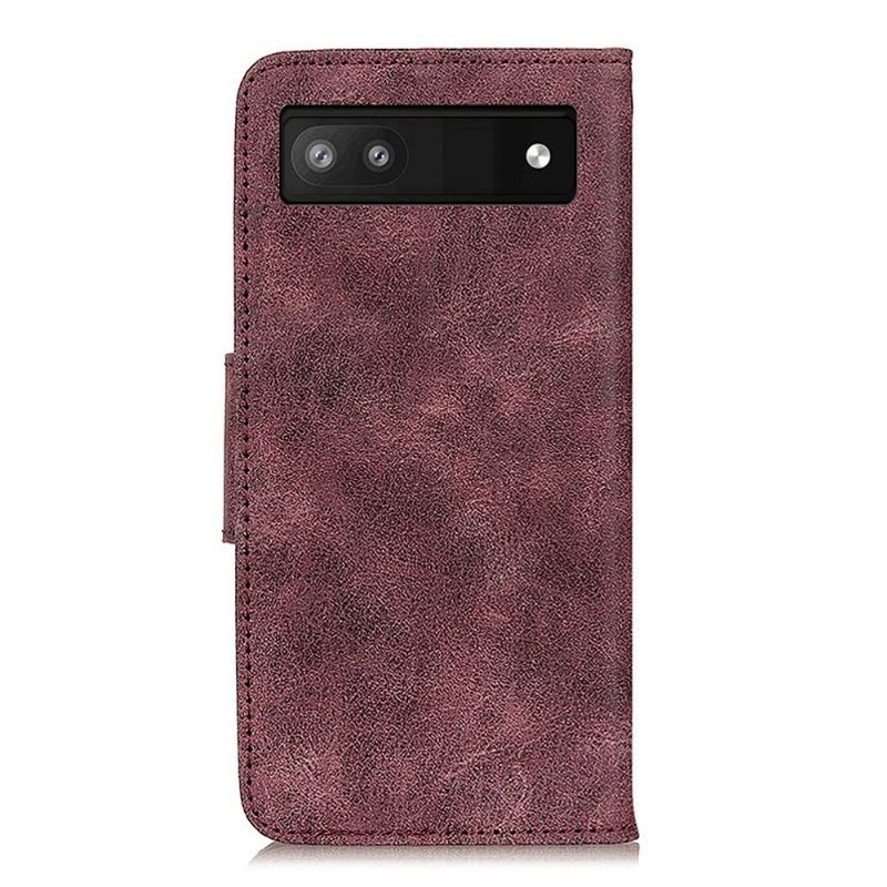 Kuoret Google Pixel 6a Suojakuori Edouard Faux Leather Vintage