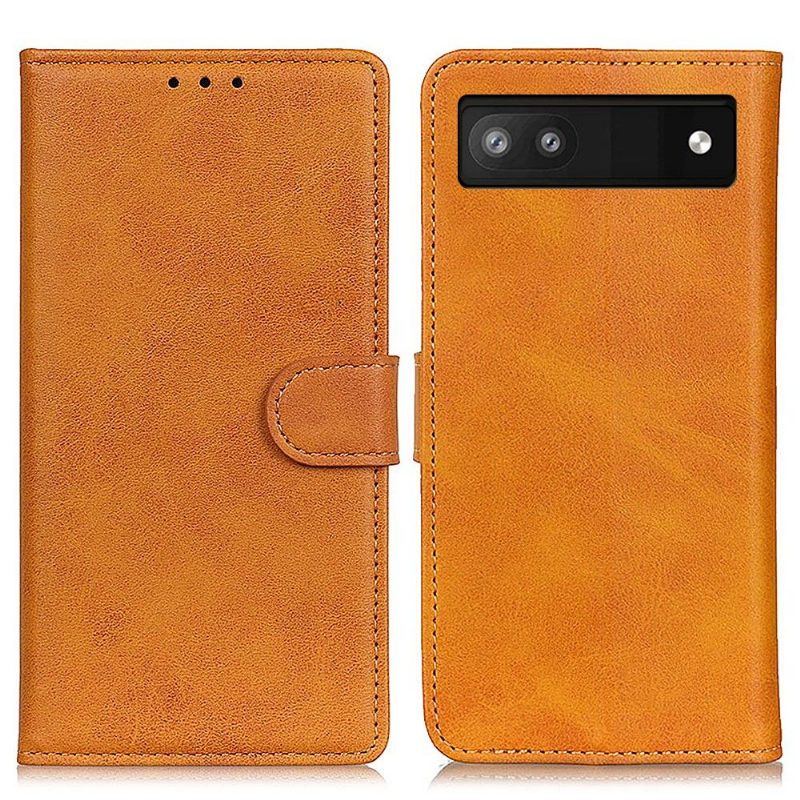 Nahkakotelo Google Pixel 6a Marius Matte Leather Effect