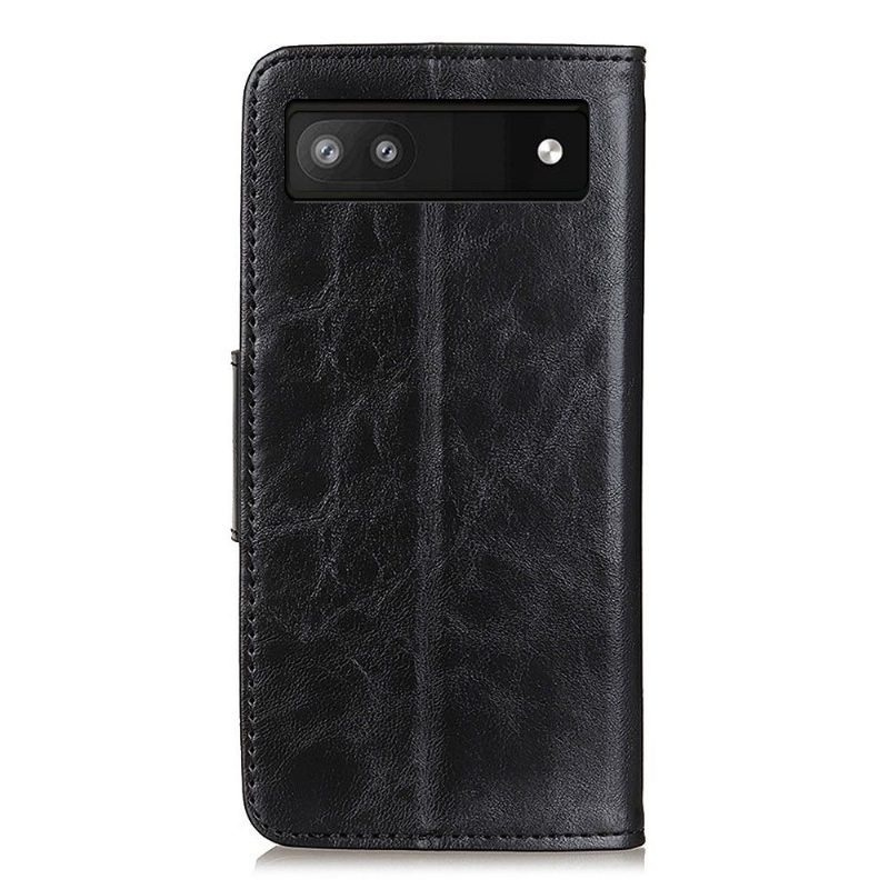 Nahkakuori Google Pixel 6a Murtumaton Puhelinkuoret Edouard Classic Faux Leather