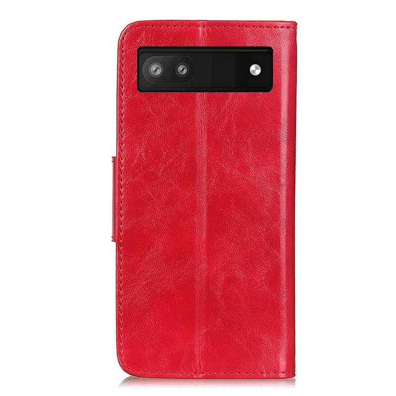 Nahkakuori Google Pixel 6a Murtumaton Puhelinkuoret Edouard Classic Faux Leather