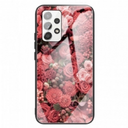 Case Samsung Galaxy A13 Rose Flowers Karkaistu Lasi