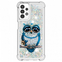 Kuori Samsung Galaxy A13 Neiti Owl Sequins