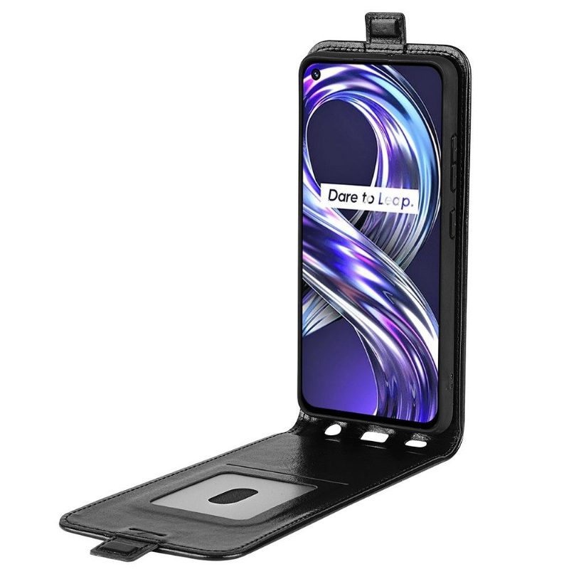 Flip Case Realme 8i Hemming Kotelot Flip Keinonahka Pystysuora