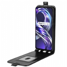 Flip Case Realme 8i Hemming Kotelot Flip Keinonahka Pystysuora