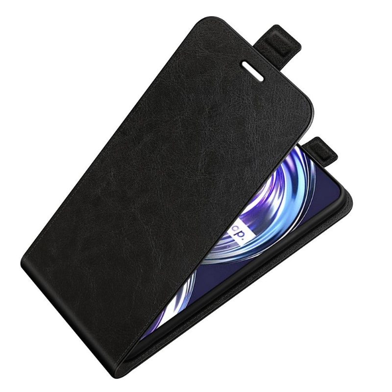 Flip Case Realme 8i Hemming Kotelot Flip Keinonahka Pystysuora