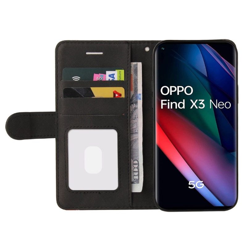 Kotelot Oppo Find X3 Neo Suojakuori Bicolor Artistic